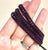 amethyst dark brown leather wrap bracelet | abrau jewelry | gifts for February birthdays