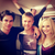 Gold natural ruby dangle necklace as seen on the vampire diaries no exit, episode 14. Worn on Candace Accola Caroline Forbes