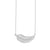 White Gold Diamond Pave Feather Necklace | Abrau
