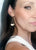 gold filled hammered crescent moon chain long everyday earrings