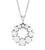 Customized Listing for Jon E. - 14K White Natural Opal Halo-Style 18" Necklace