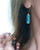 Turquoise Gold Bar Earrings | Abrau Jewelry