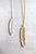 Simple feather minimalist pendant necklace - Boho Style Jewelry