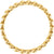 14K Yellow Gold Stackable Beaded Ring
