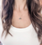 labradorite crescent moon necklace