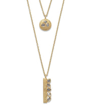 Polki diamond double stranded necklace | abrau jewelry