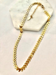 Riverdale Leaf Necklace | Abrau Jewelry