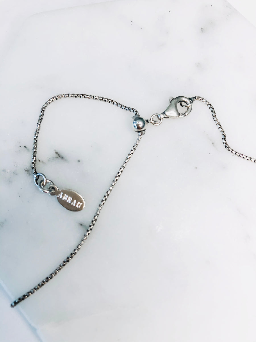 sterling silver adjustable snake chain | Abrau