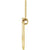 Scattered Diamond Solid Gold or Silver Moon Pendant Necklace {More Options}