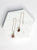 Perfectly Imperfect - Raw Freeform Garnet Gemstone Threader Earrings