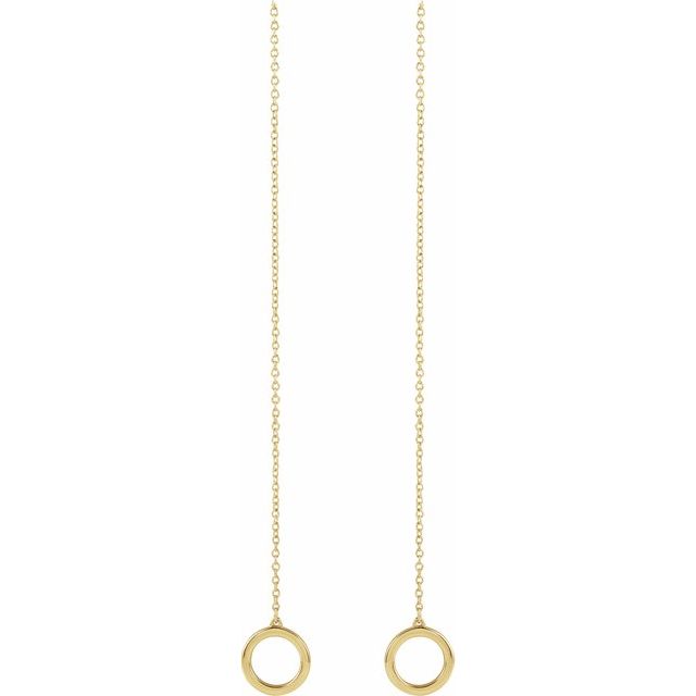 yellow gold long sexy earrings | abrau jewelry