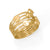 sticks stones ring gold vermeil statement ring | abrau