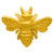 Bumblebee Honey Bee Stud Post Earrings - 24K Gold Vermeil {More Options}