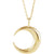 14K Yellow Gold Crescent Moon Necklace | Stuller