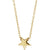 14K Solid Gold Tiny Star Necklace by Stuller | Abrau Jewelry