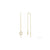 Diamond Threader Earrings in 14K Yellow Gold Abrau Jewelry | Stuller